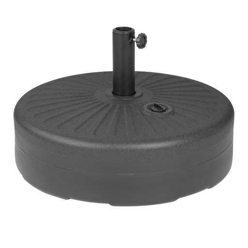 [DZ884] Bolero Zwart Kunststof Parasolvoet 40Ltr