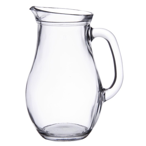 [E069] Utopia Bistro glazen kannen 1L (6 stuks)