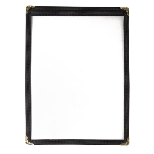 [E290] Olympia American Style menuhouder A5 zwart enkel