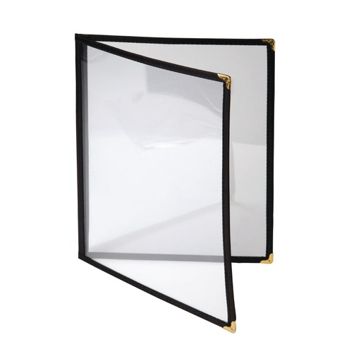 [E293] Olympia American Style menuhouder A4 zwart dubbel