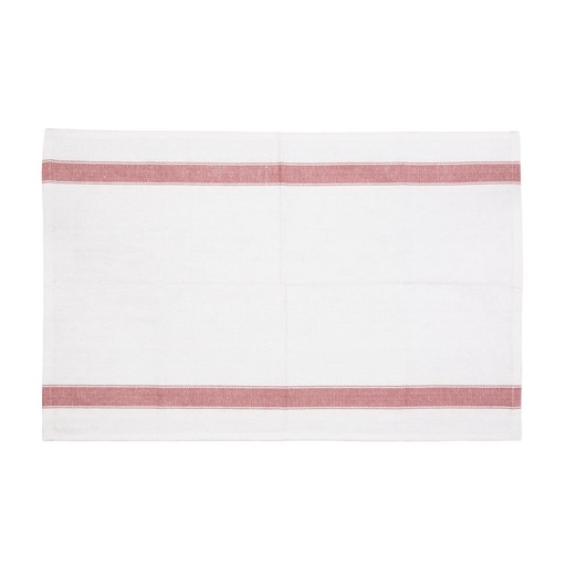 [E915] Vogue zware kwaliteit polykatoen theedoek rood 76 x 51cm