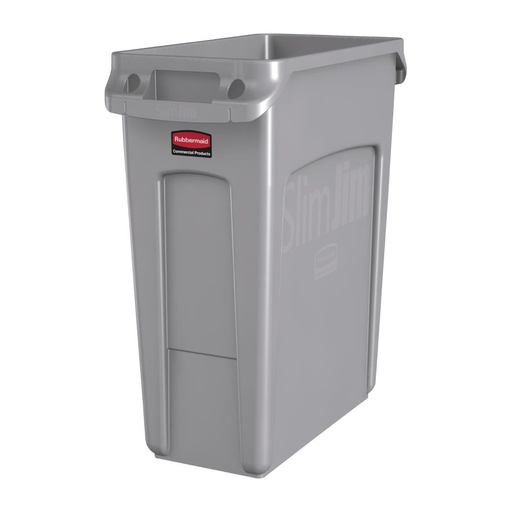 [F603] Rubbermaid Slim Jim container met luchtsleuven 60L