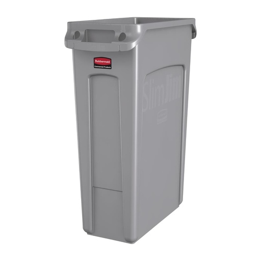 [F649] Rubbermaid Slim Jim container met luchtsleuven 87L