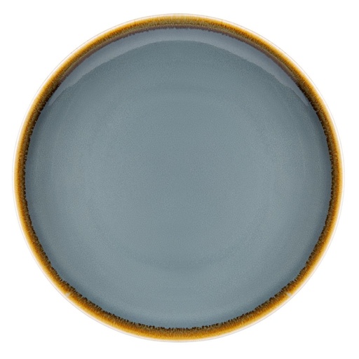 [FA026] Olympia Kiln ronde coupeborden blauw 17,8cm (6 stuks)