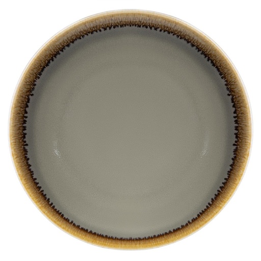 [FA027] Olympia Kiln ronde coupeborden grijs 17,8cm (6 stuks)