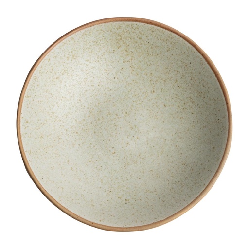 [FA340] Olympia Canvas ondiepe schalen crème 20cm (6 stuks)