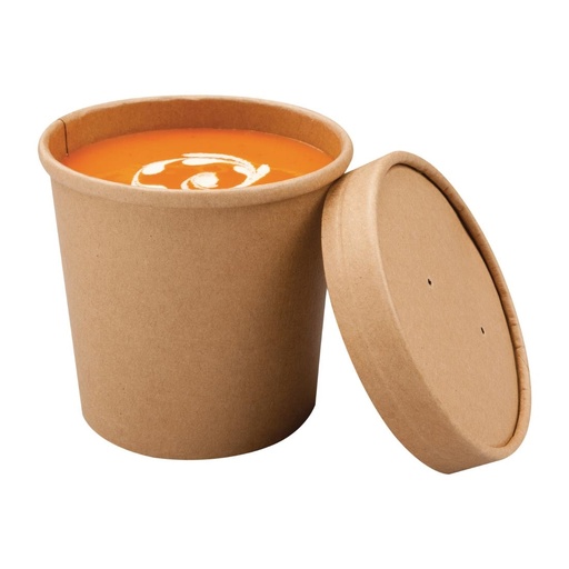 [FA369] Colpac magnetronbestendige kraft soepkommen recyclebaar 350ml (500 stuks)