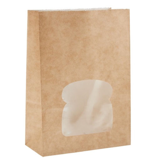 [FA382] Colpac kraft sandwichboxen met venster recyclebaar (250 stuks)