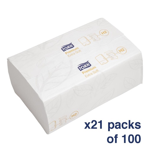 [FA705] Tork Xpress multifold handdoeken 2-laags (2100 stuks)