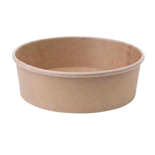 [FB196] Fiesta Compostable ronde kraft saladeschaal 50cl (300 stuks)