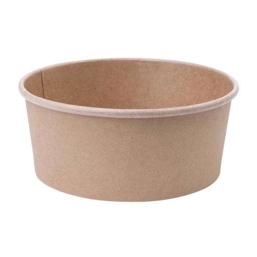 [FB197] Fiesta Compostable ronde kraft saladeschaal 75cl (300 stuks)