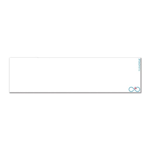 [FB282] Puracycle herbuikbare blanco flesetiketten (25 stuks)
