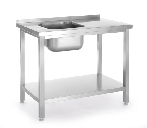 [817001] HENDI Spoeltafel met legplank, met bouten 817001