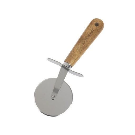 [FB448] Kitchen Craft Italiaans pizzawiel met houthandvat 65mm