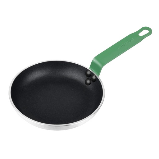 [FB470] Hygiplas Teflon Platinum Plus anti-aanbak koekenpan 200mm groen handvat