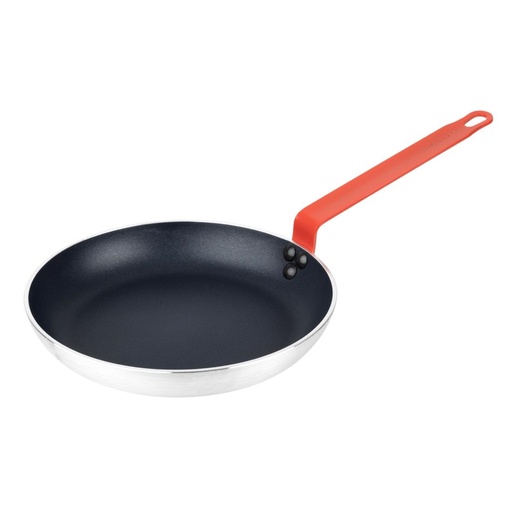 [FB475] Hygiplas Teflon Platinum Plus anti-aanbak koekenpan 28cm rood handvat