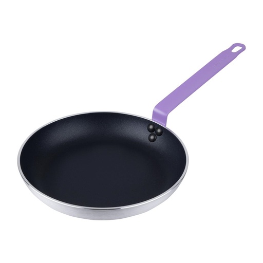 [FB478] Hygiplas Teflon Platinum Plus anti-aanbak koekenpan 280mm paars handvat