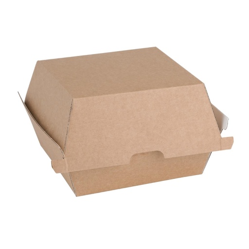 [FB664] Fiesta Compostable composteerbare hamburgerdoosjes kraft klein (200 stuks)
