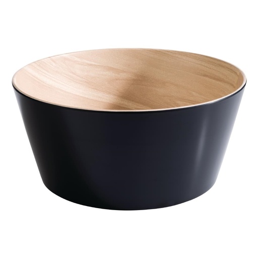 [FB823] APS Frida kom hout en zwart 150(Ø)mm 450ml