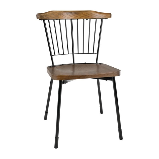 [FB871] Bolero Scandi Bijzetstoelen Zwart (Pak Van 2)