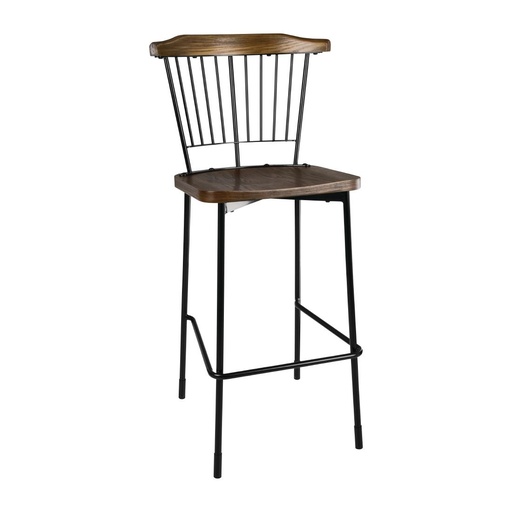 [FB873] Bolero Scandi hoge barkrukken zwart (2 stuks)