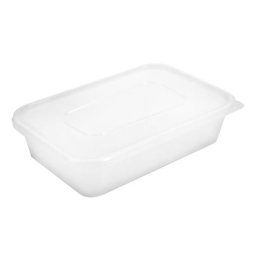 [FC090] Premium voedseldozen met deksel 500ml (250 stuks)