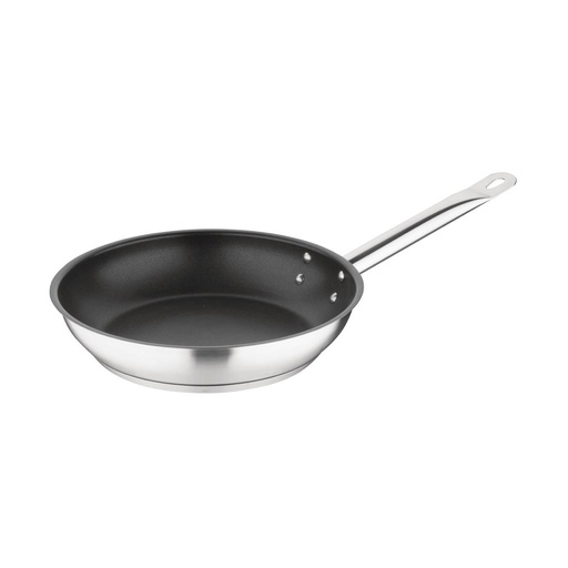 [FC096] Vogue Platinum Plus Teflon anti-aanbak RVS koekenpan 24cm
