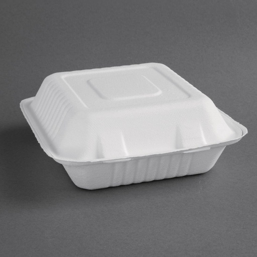 [FC525] Fiesta Compostable composteerbare bagasse voedseldozen 223mm (200 stuks)