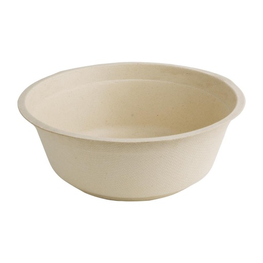 [FC544] Fiesta Compostable composteerbare bagasse kommen rond bruin 950ml (50 stuks)