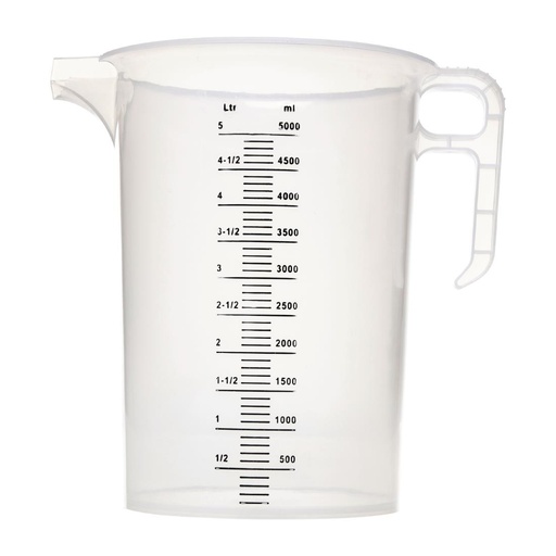[FD329] Polypropyleen maatbeker 5Ltr