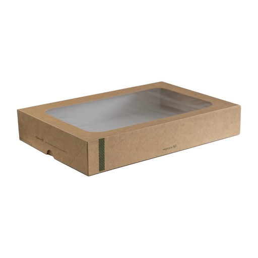 [FD387] Vegware composteerbare sandwichboxen met deksel groot (25 stuks)