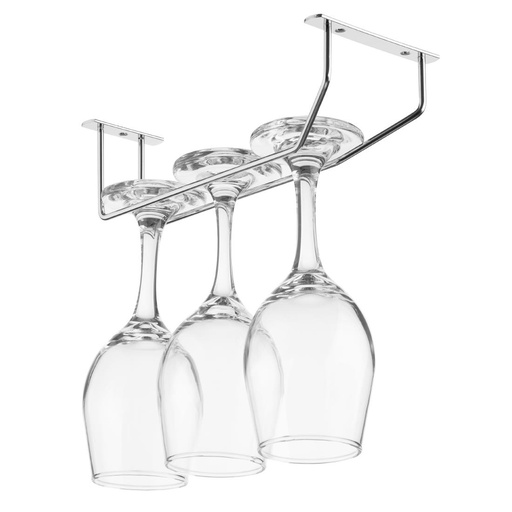 [FD986] Olympia glazenrek chroom 25,5cm