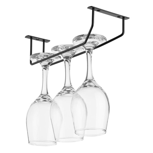 [FD987] Olympia wijnglazenrek zwart 255mm
