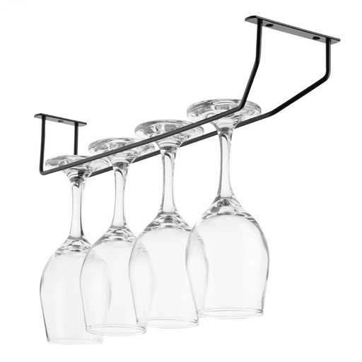 [FD988] Olympia wijnglazenrek zwart 406mm