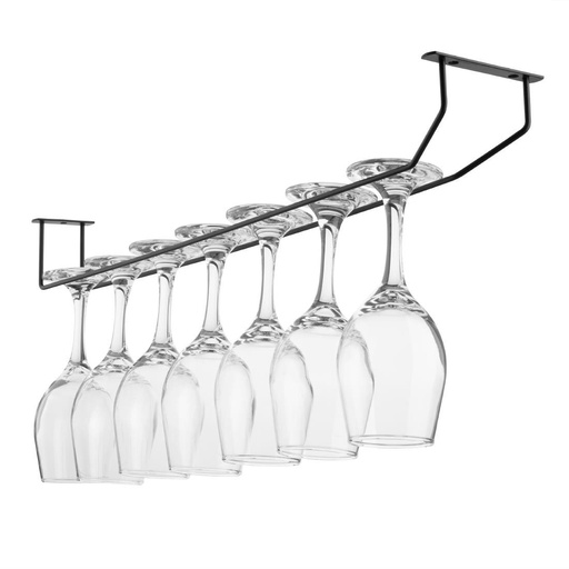 [FD989] Olympia wijnglazenrek zwart 610mm