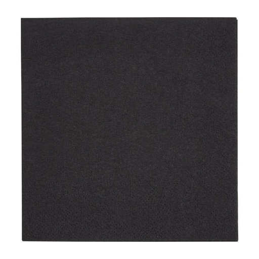 [FE218] Fiesta Recyclable cocktailservetten 1/4 vouw zwart 240mm (4000 stuks)