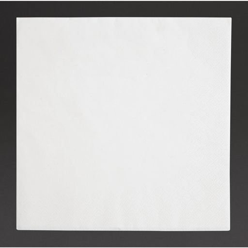 [FE251] Fiesta Recyclable 3-laags dinerservetten 1/4 vouw wit 400mm (1000 stuks)