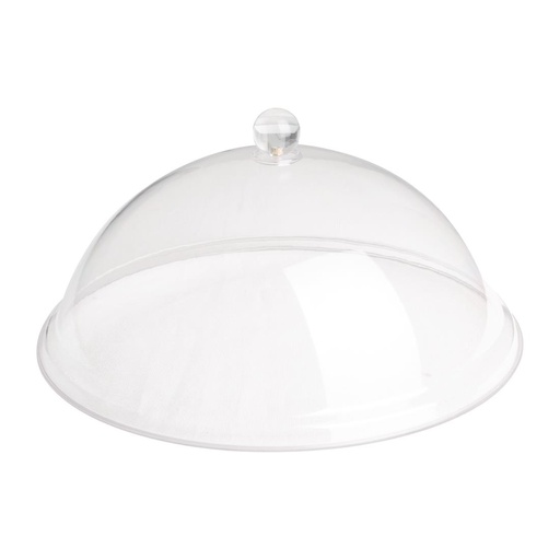 [FE470] Olympia Kristallon polycarbonaat cloche transparant 315(Ø) x 125(H)mm