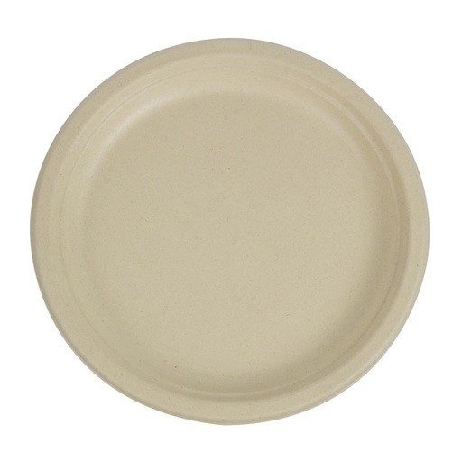 [FN203] eGreen Eco-Fibre composteerbare tarwepulp borden 25cm (1000 stuks)