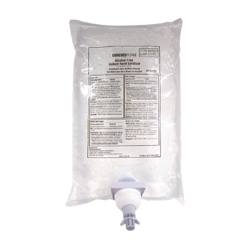 [FN384] Rubbermaid AutoFoam ongeparfumeerde handreiniger navulling alcoholvrij - 1,1L (4 stuks)