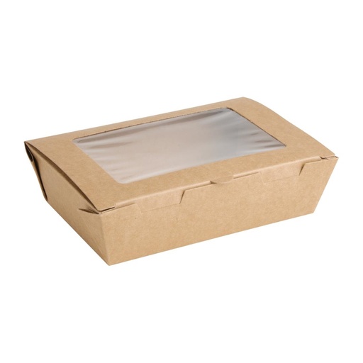 [FN897] Fiesta Recyclable saladeboxen met PET venster 700ml (200 stuks)
