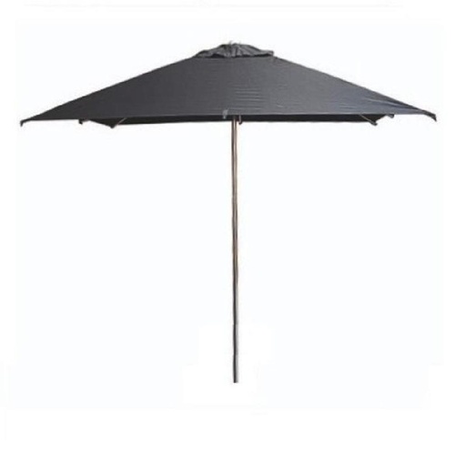 [FP053] Eden Milan vierkante parasol 2,5 x 2,5m zwart