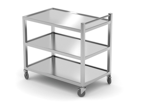 [810224] HENDI Serveerwagen met 3 bladen – gelast 810224