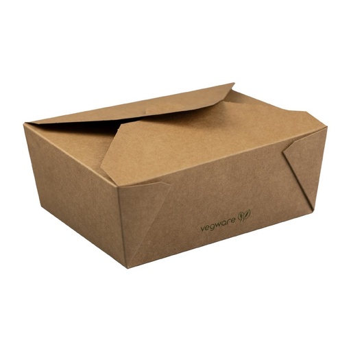 [FP804] Vegware composteerbare kartonnen voedseldozen 1,8L (180 stuks)