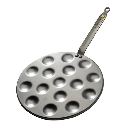 [FS156] Debuyer stalen poffertjespan  ø 27 cm