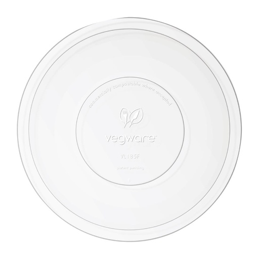 [FS182] Vegware 185-serie composteerbare platte deksels (300 stuks)