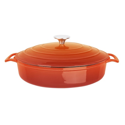 [FS478] Vogue Oranje ronde braadpan 3.5Ltr