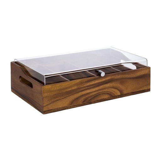 [FT158] APS bestekbak met deksel 510x280mm lichtbruin