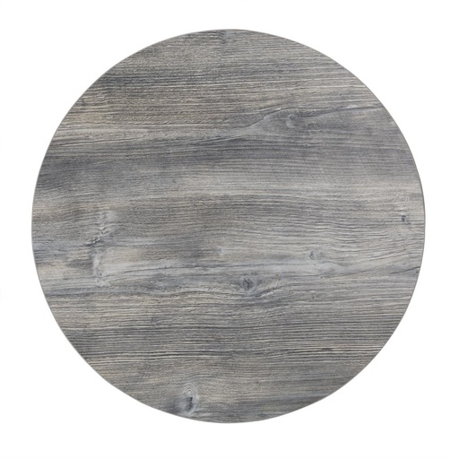 [FT292] Bolero rond melamine tafelblad essenhout effect voorgeboord 60cm