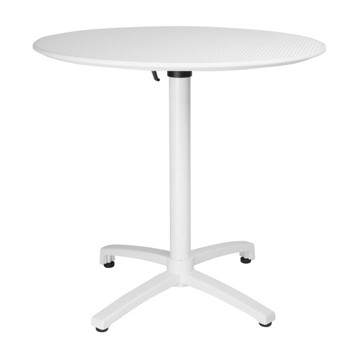 [FT620] Bolero Opvouwbare Propyleen Tafel 800mm Wit